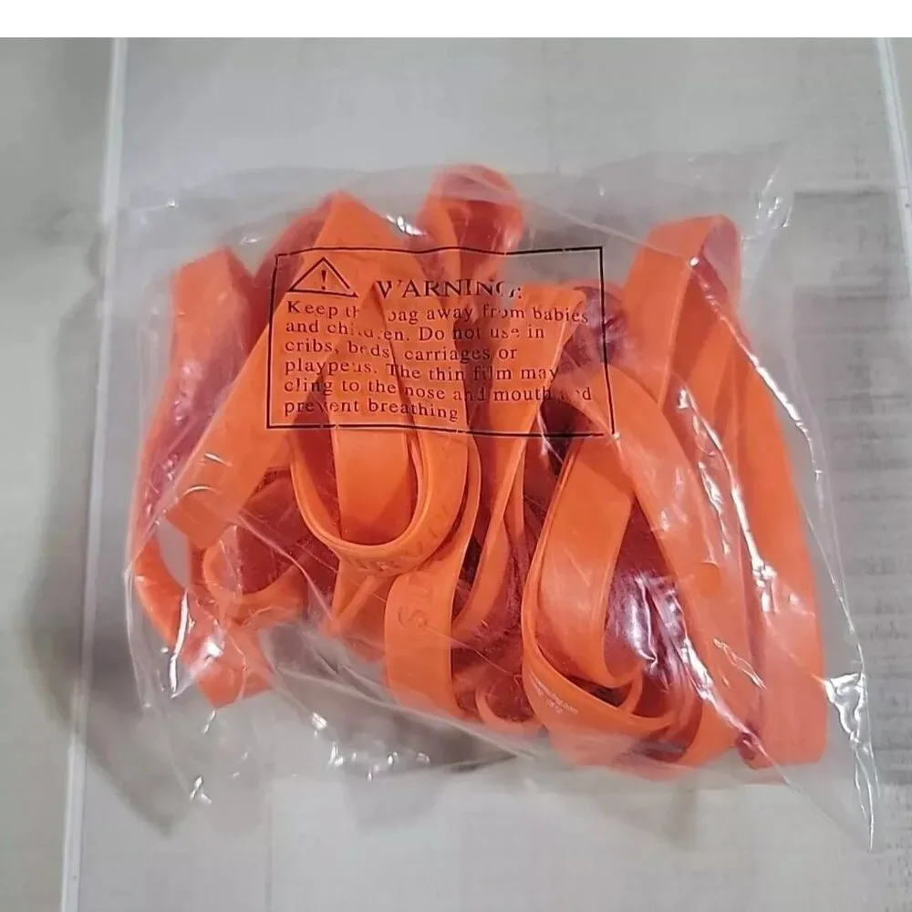 24 ~ Orange Awareness Bracelets ~ Rubber Bracelets ~ Orange Awareness